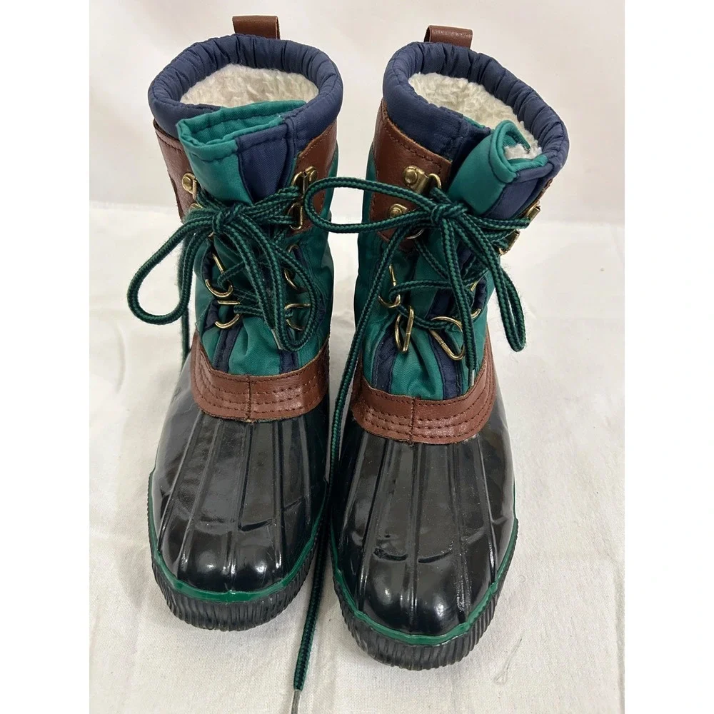 Sports‎ Treds Green Snow Duck Boots Thinsulate Women's Size 7